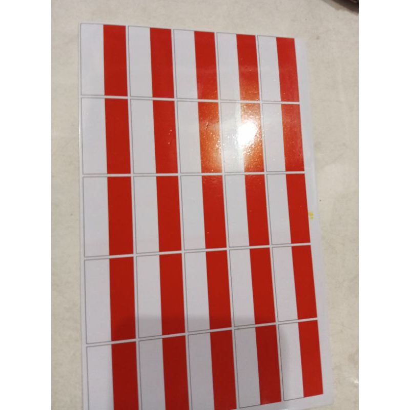 

stiker pipi Indonesia Merah putih