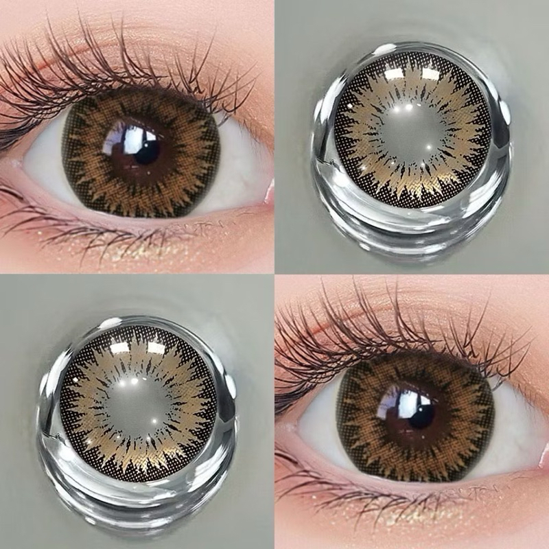 Softlens Brown Premium Mata Barbie INO Diameter 16 MM | Softlens Coklat Mata Boneka | Softlens Big E
