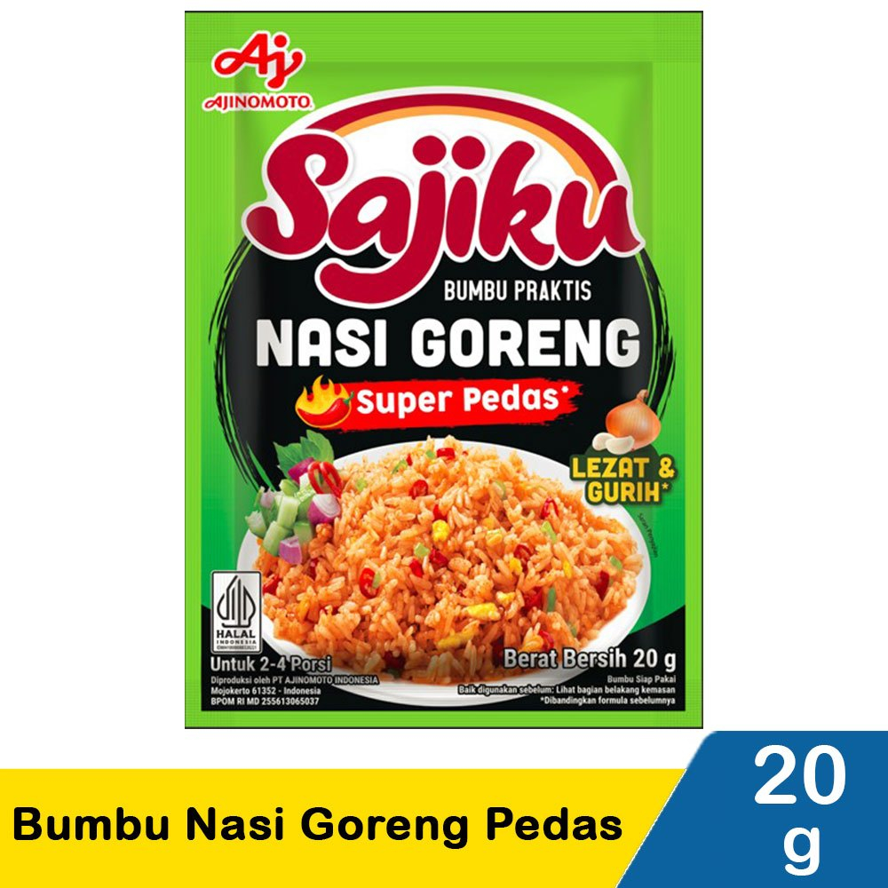 

Sajiku Nasi Goreng Super Pedas20gr