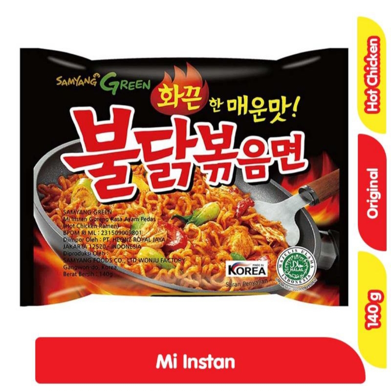 

SAMYANG Mie Instan Hot Chicken Ramen Original 140 g