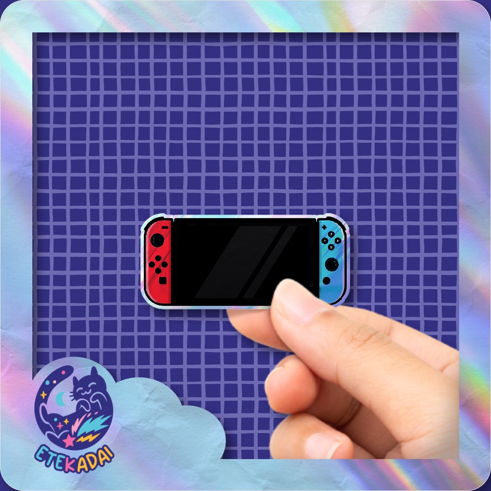 

Stiker Hologram Game Nintendo Console