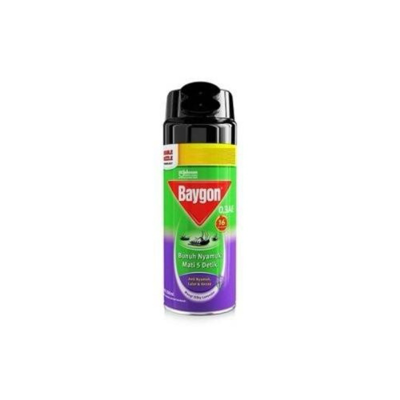 Baygon Insektisida Spray Silky Lavender 200 Ml