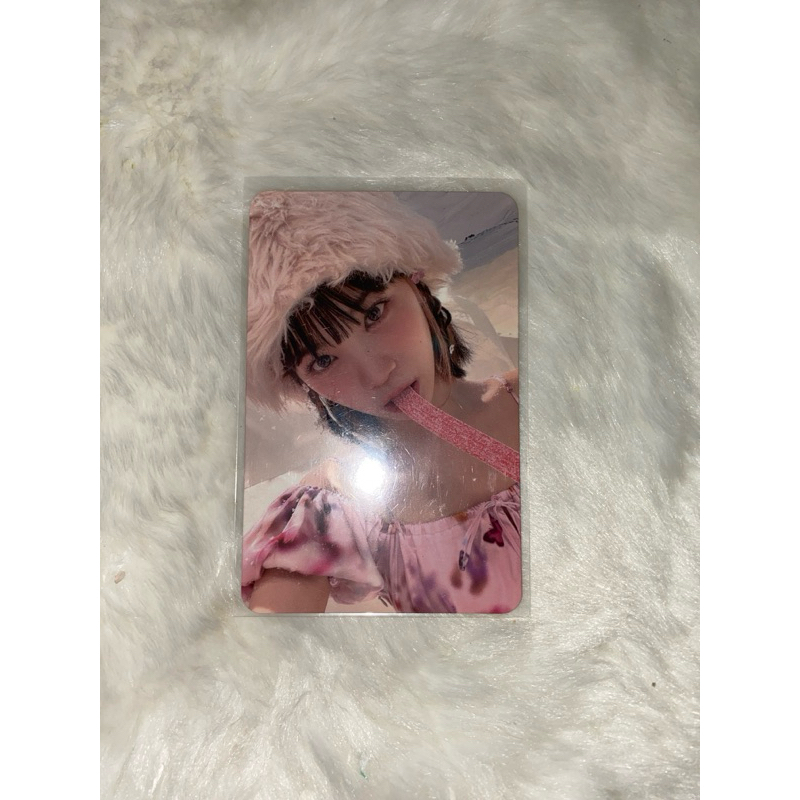 ૮₍  photocard candy chaewon *dmg  ₎ა