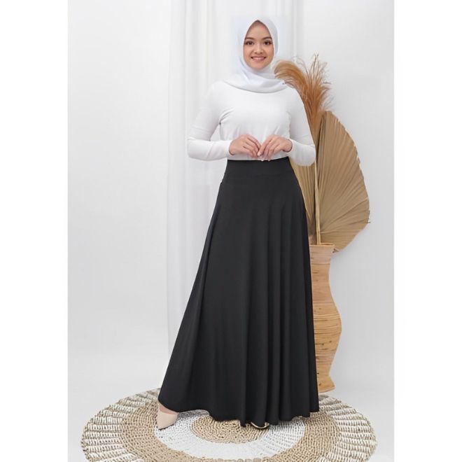 Rok Jersey Premium Tebal Jumbo