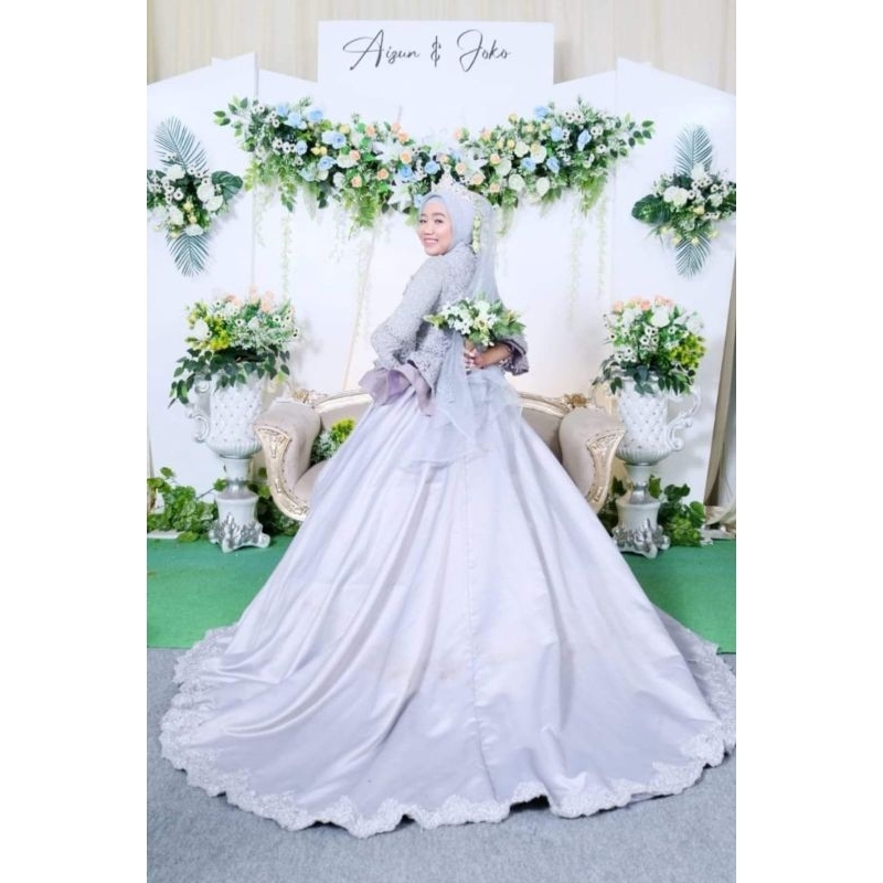 Baju pengantin/ dress pengantin/ preloved gaun pengantin