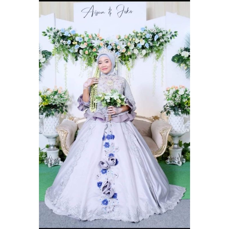 Baju pengantin/ dress pengantin/ preloved gaun pengantin