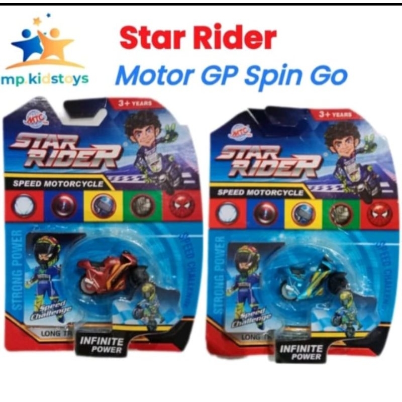 Mainan Motor GP Star Rider Spin Go