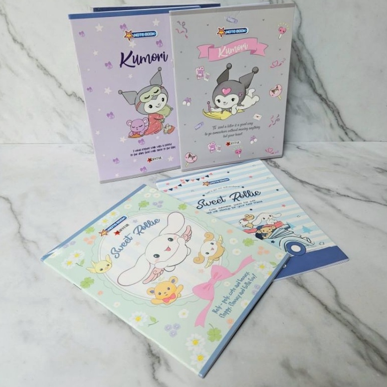 

BC8884954 buku tulis newstar 38 lembar 1 buku uk kwarto A5 kuromi sanrio melody