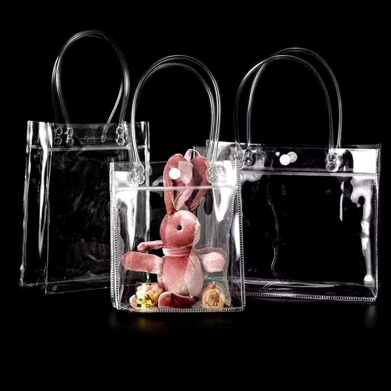 

Tas Mika PVC Polos Gift Bag Transparant Hadiah Souvenir