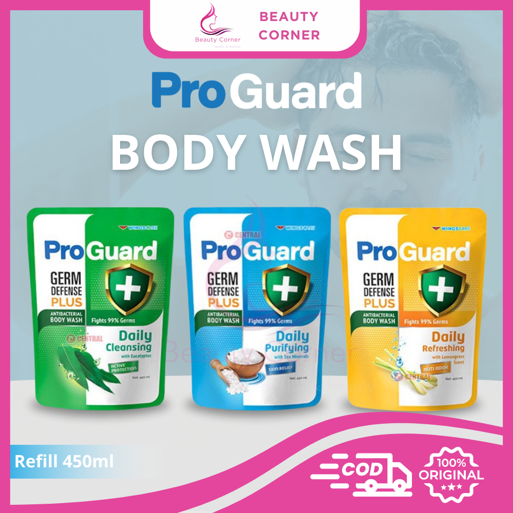 (Refill 450ml) Proguard Anti Bacterial Body Wash - Sabun Cair