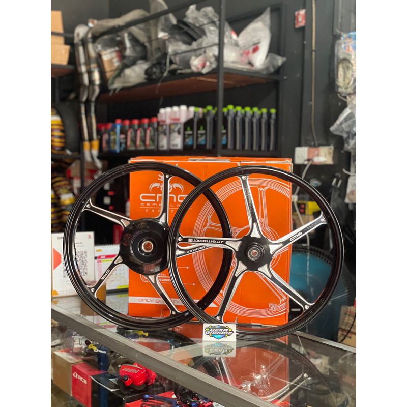 VELG CMG 511VND AK55  MODEL ENKEI RING 17 140/160x17 VARIO 125 , BEAT , SCOOPY VELG RACING CMG 511 C