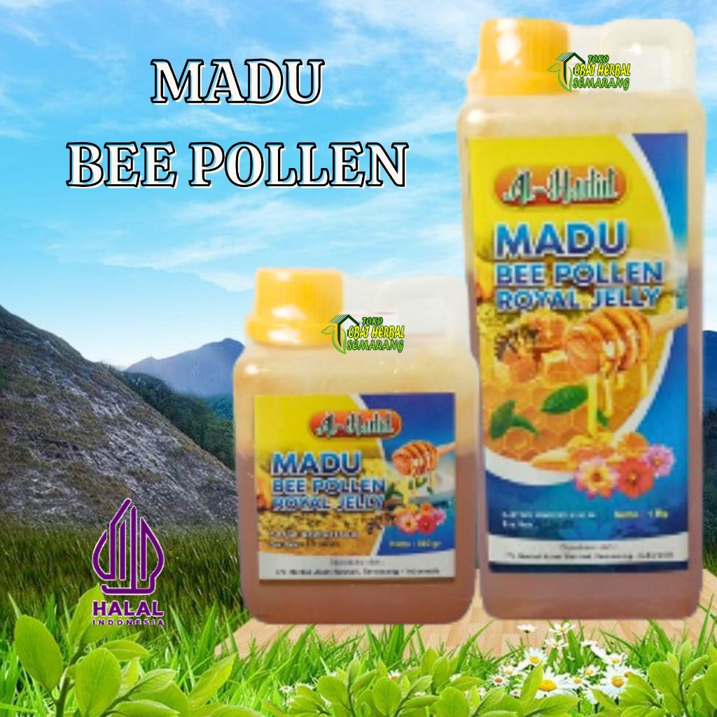 

(Al-Hadid) Madu Bee Pollen Royal Jelly Murni Dari Alam Jaga Kesehatan Stamina Imunitas Daya Tahan Tubuh Menjaga Kesehatan Jantung Nyeri Sendi Batuk Dan Pilek|