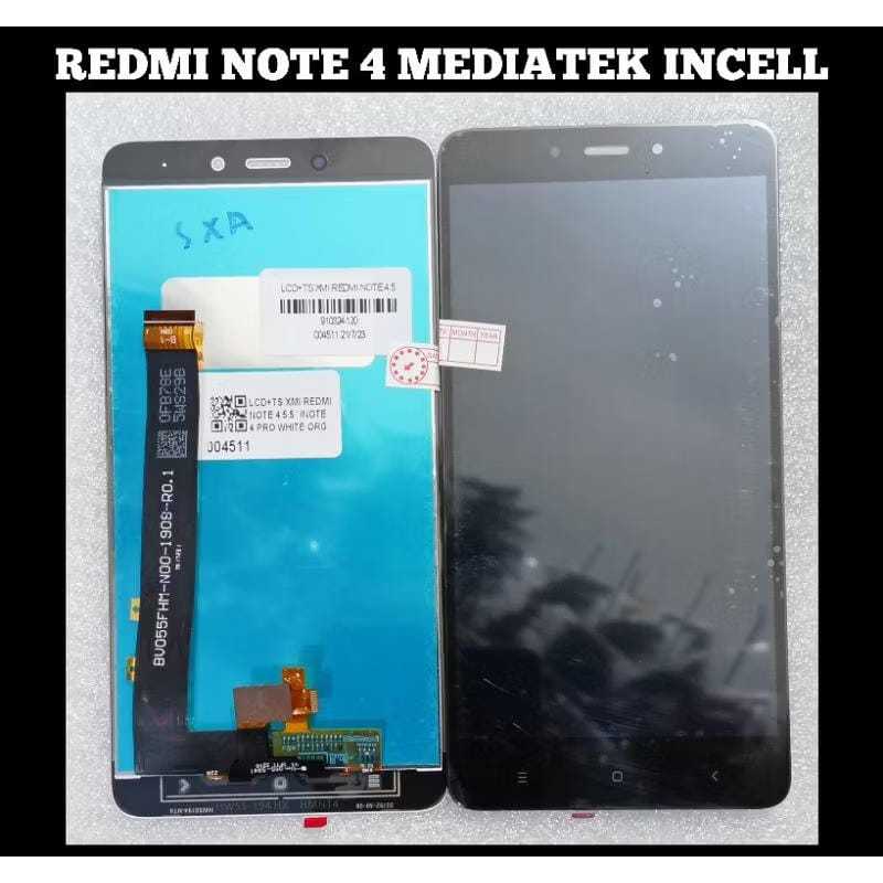 LCD REDMI NOTE 4 MEDIATEK INCEL