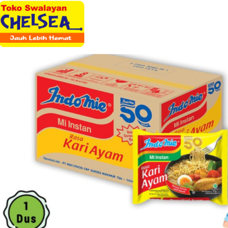 

Indomie kari ayam 69gr per dus - mie instan indomie kuah