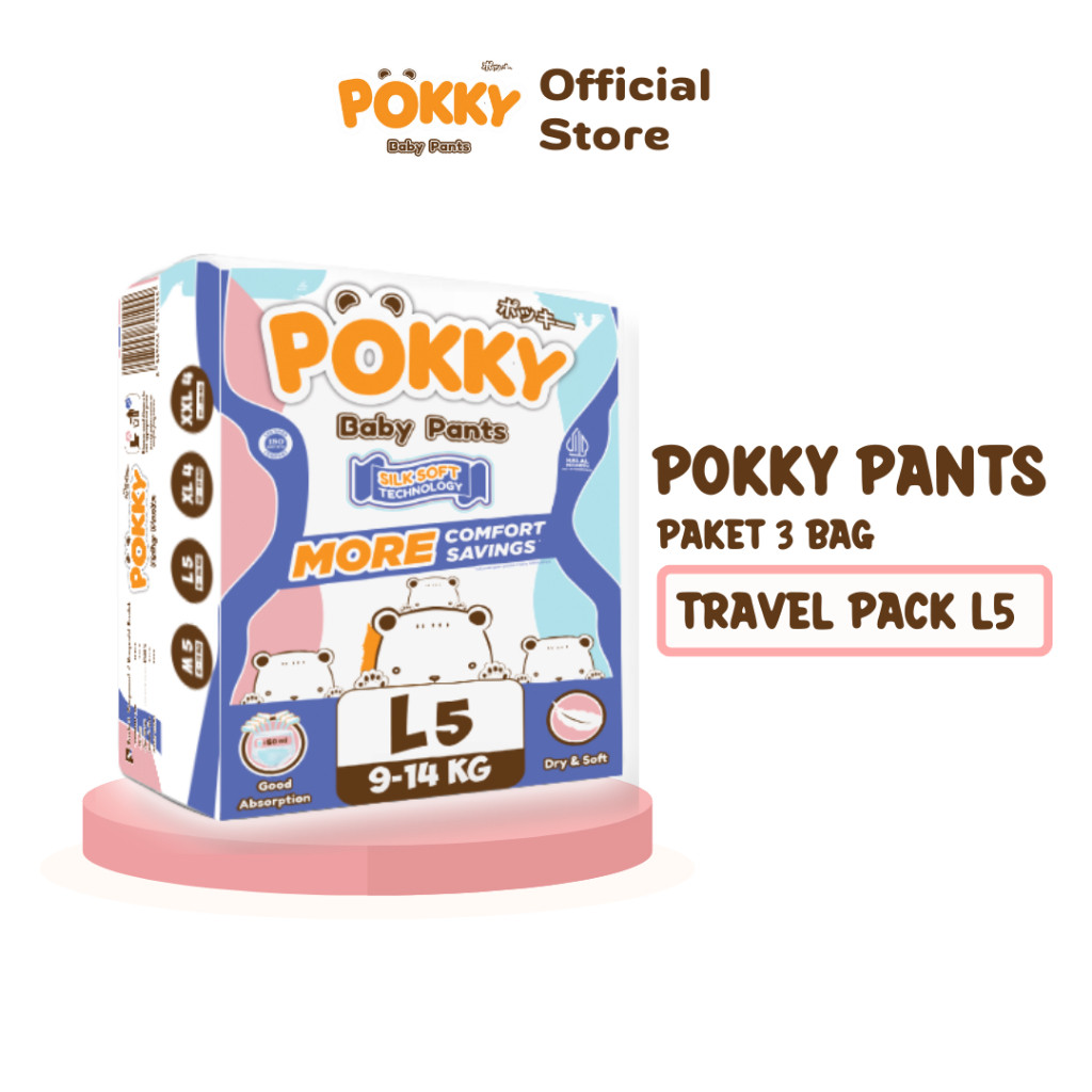 [1 KARTON] POKKY RENCENG POPOK BAYI M60/L60 - Gambar 2