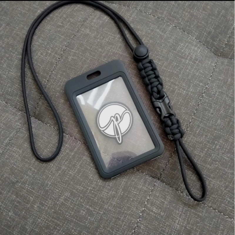 

heavy duty tactical lanyard card holder 2 sisi