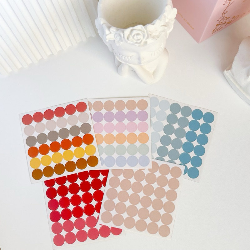 

[INFINITYSTUFF] Round sticker stiker bulat tambahan stiker bulat