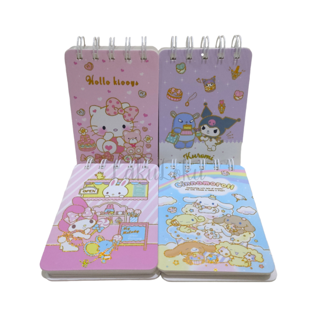 

Notes Fancy Karakter Lucu Spiral Atas Ukuran A7 XQ701