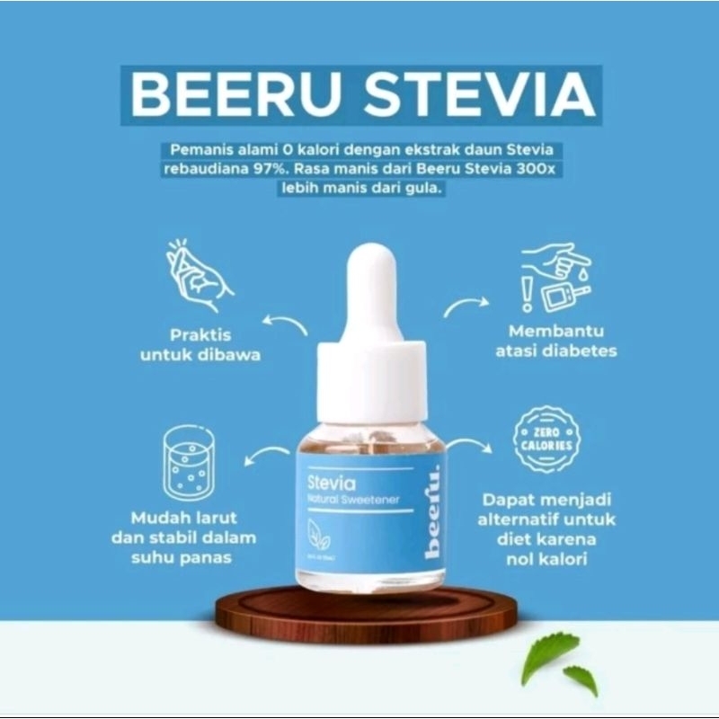 BEERU STEVIA NATURAL SWEETERS PEMANIS BUATAN 0 KALORI