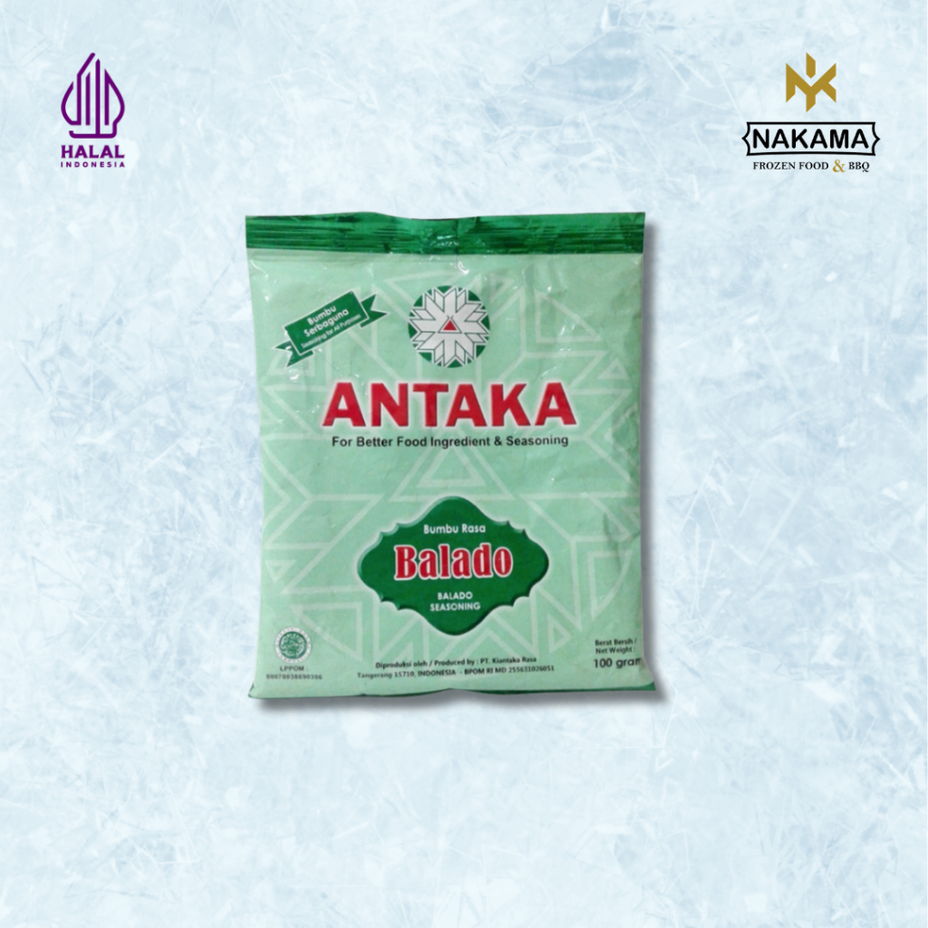 

Antaka Balado 100 Gram Bumbu Tabur