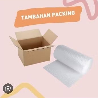 

Tambahan Packing Bubble + Kardus