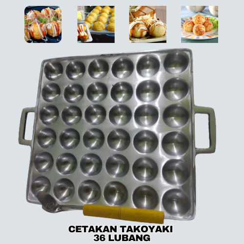 Cetakan Takoyaki Wajan Pentol Goreng Cetakan Pentol Korea Telur Congkel FREE Sutil