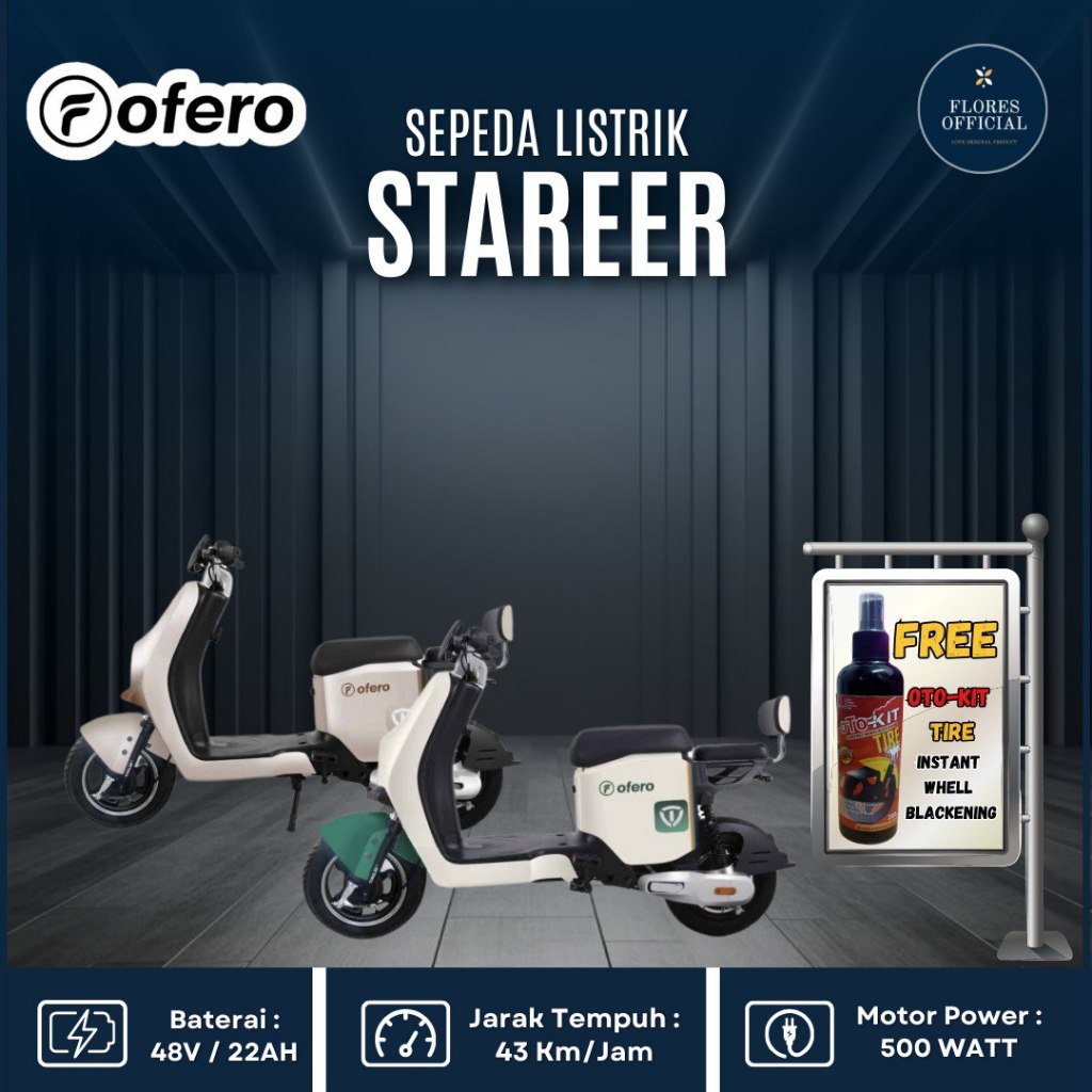 SEPEDA LISTRIK OVERO OFERO STAREER