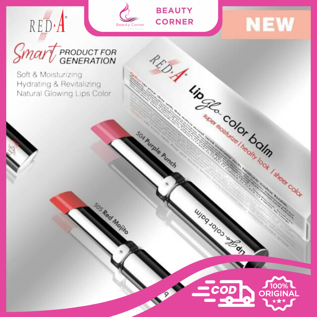 Red A Lip Glo Color Balm