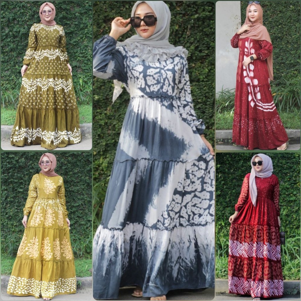 PROMO HARI INI GAMIS RAYON CANDI MEKAR - GAMIS TWILL ORI - GAMIS CANDI MEKAR TERBARU 2021 TERMURAH -
