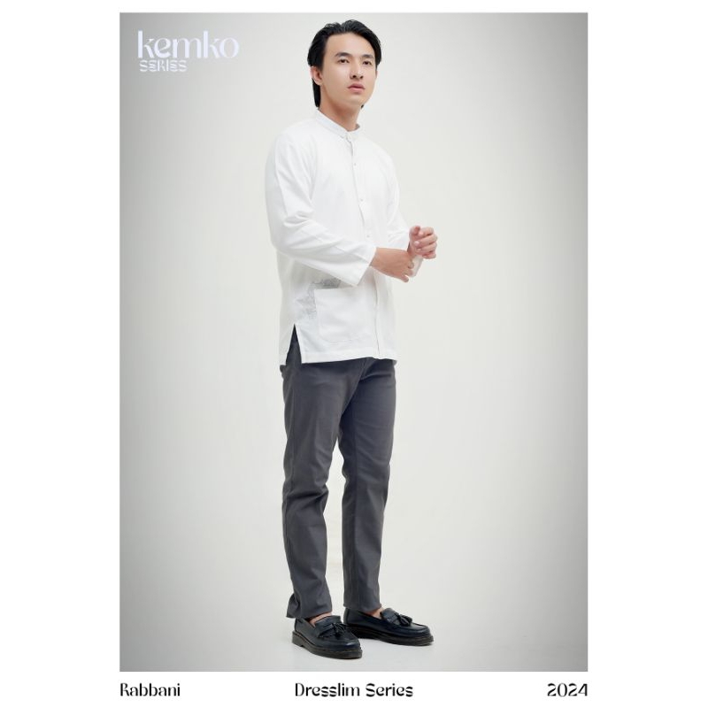 kemko rabbani putih - kemko - baju koko rabbani  - baju koko dewasa putih - kemko  rabbani terbaru