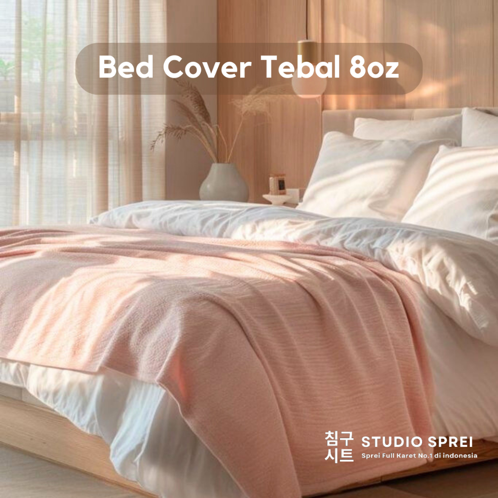Bedcover Only Polos 140x230 & 200x230 Selimut Tebal Jumbo | Tebal 8oz | Selimut Hotel The Star