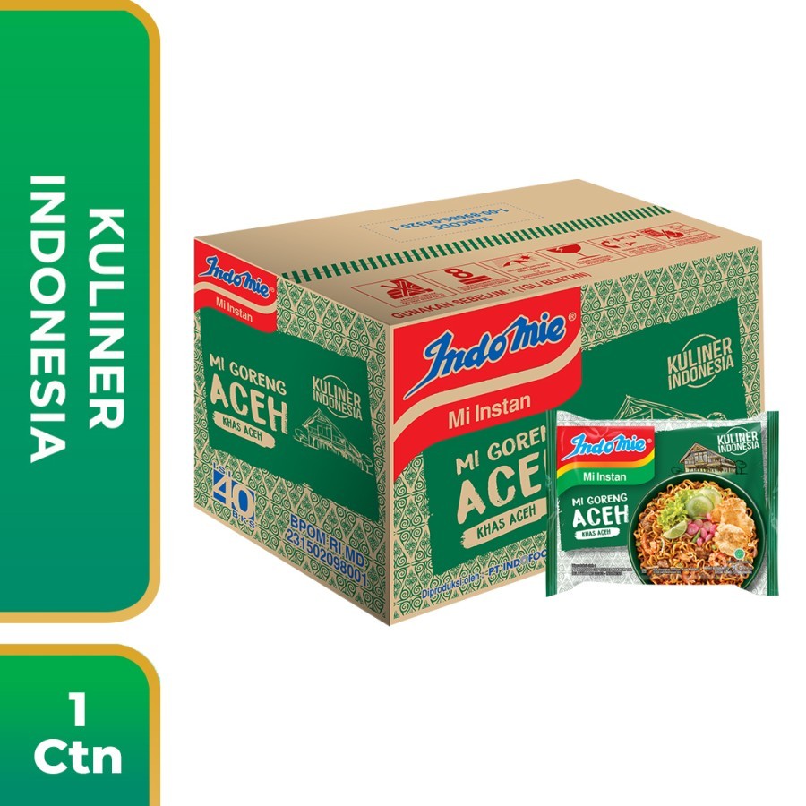 

1 Dus isi 40 Pcs - Indomie Mi Goreng Aceh 90 gr