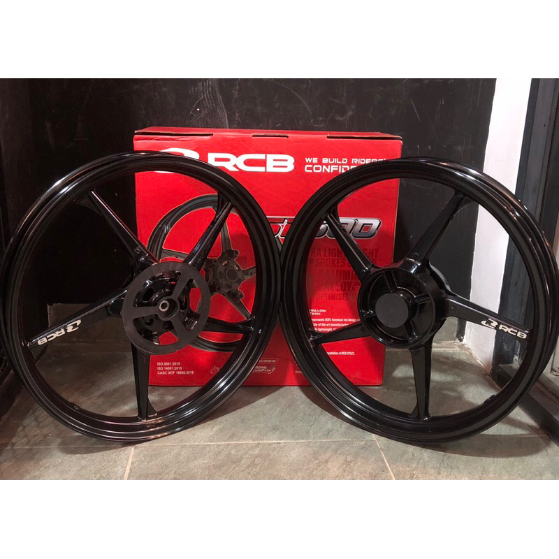 VELG RCB MX KING SP500 PALANG 5 GLOSS BLACK DARK BRONZE 185 250 17 / VELG JUPITER 140 160 17 ORIGINA