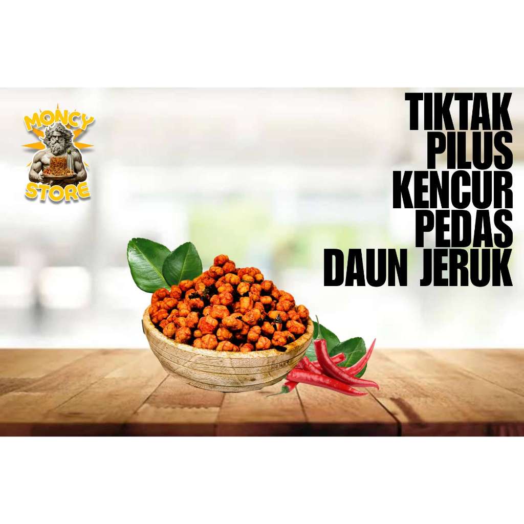 

TIKTAK PILUS KENCUR PEDAS DAUN JERUK - 250gr, 500gr DAN 1KG (COD)