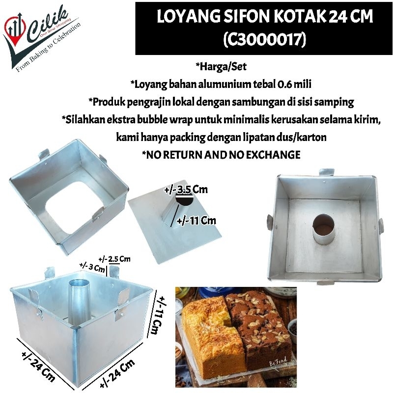 loyang bahan alumunium tebal anti karat anti penyok bongpas lepasan bongkar pasang baking tool bentu
