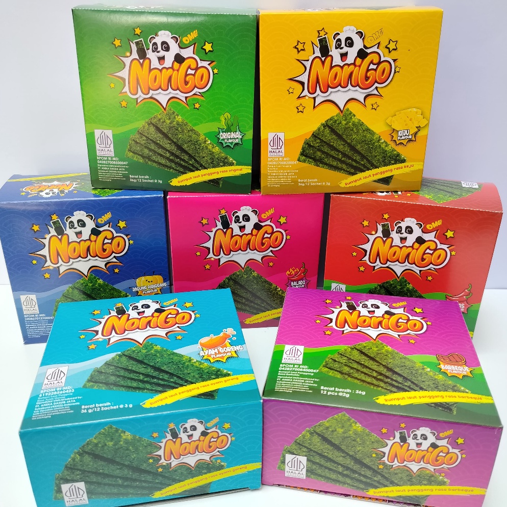 

NORIGO SNACK RUMPUT LAUT CRISPY NORIGO DUS MURAH Murah