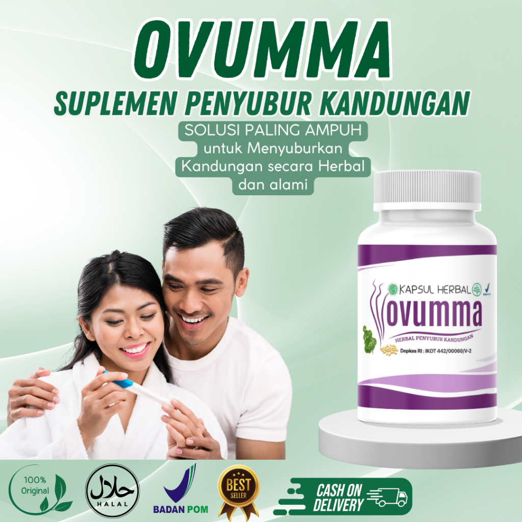Ovuma - Obat Herbal Penyubur Kandungan Rahim Wanita Cepat Hamil Herbal Alami