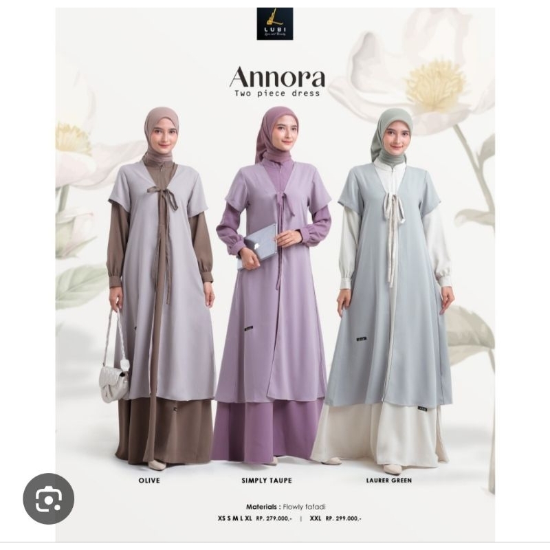 gamis lubi terbaru ANNORA dress