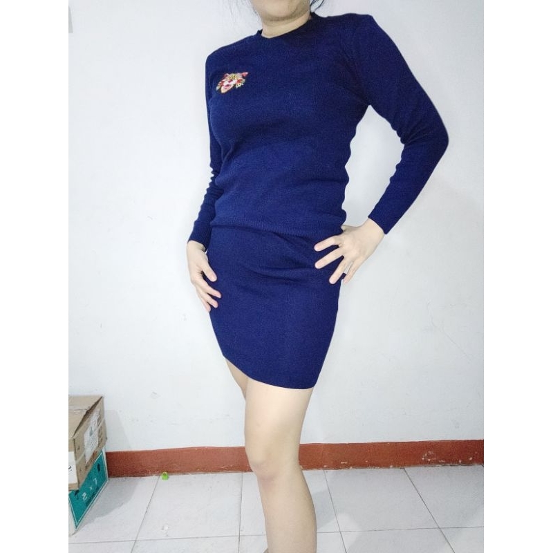 setelan rok rajut import/setelan rok bangkok/one set import Bangkok/set rok rajut/setelan rajut prem