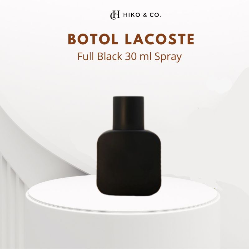 Botol Lacoste Full Black 30 ml - by Hiko & Co. Parfume