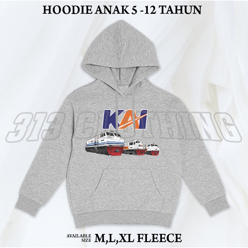 Hoodie Anak Kereta Api Lokomotif / Jaket Anak Lokomotif Kereta Api Indonesia