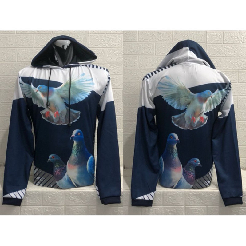 KAOS JERSEY TEAM BALAP MERPATI WARNA GELAP PRIA