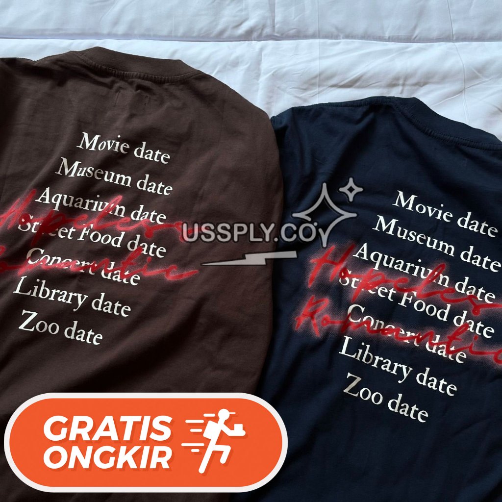 PRAEDAE MOVIE DATE HOPELESS ROMANTIC TEE