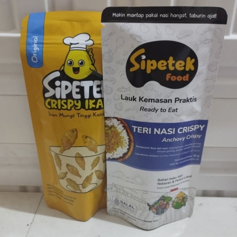 

Paket Sipetek Crispy Ikan Original & Teri Nasi