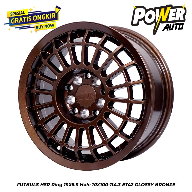 velg racing hsr Futbuls terbaru ring15 lobang 5 buat mobil Innova Ertiga