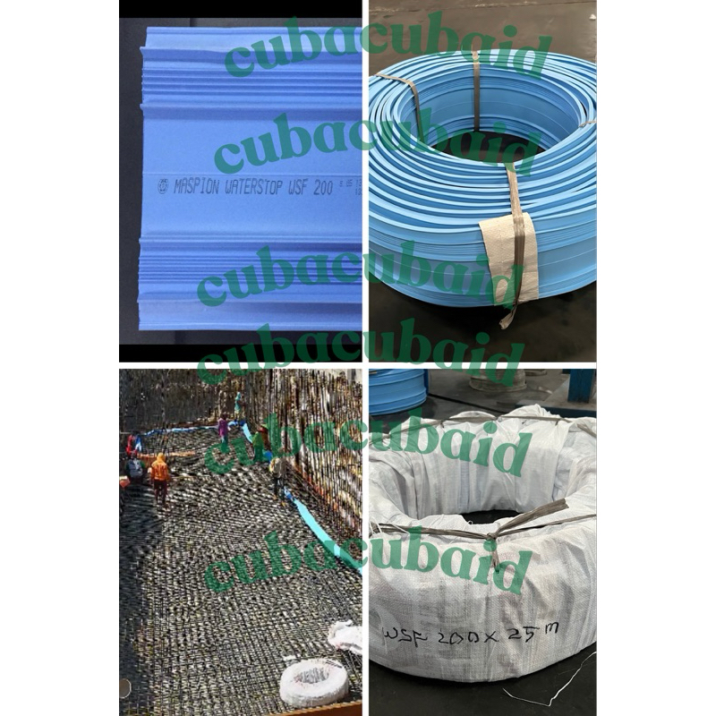 Waterstop PVC Maspion WSF200 WSF 200 lebar 20cm panjang 25meter