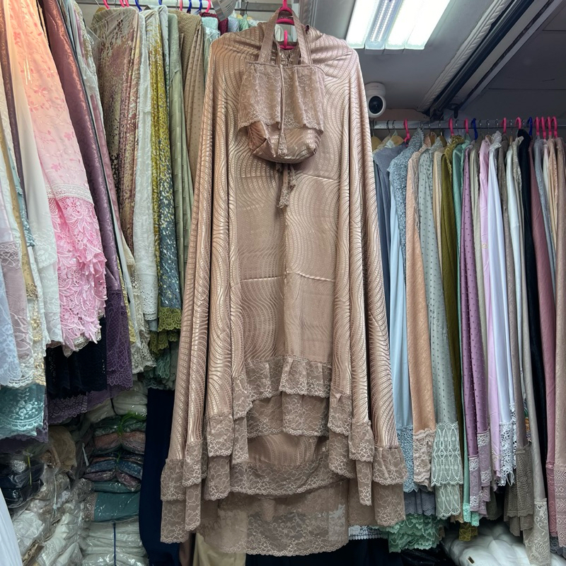 (SUTRA PREMIUM) MUKENA AZELLA 2in1 Resleting