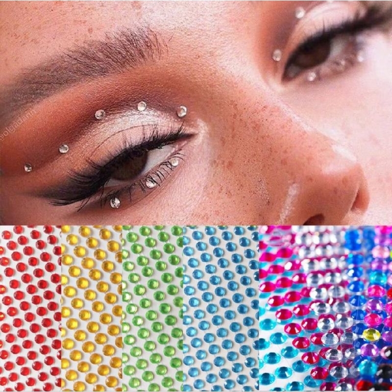 

COD Sticker Jewel 3D Diamond / Sticker Manik Bentuk Bintang / Stiker Riasan Mata / Stiker Berlian Mata / Manik Hiasan Wajah