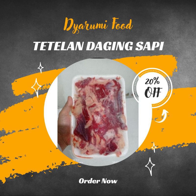 

TETELAN DAGING SAPI 500gram