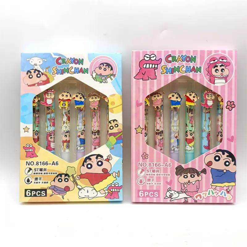 

Pulpen Gel Crayon Shin Chan Metal 0.5 mm (1 set = 6 pcs)